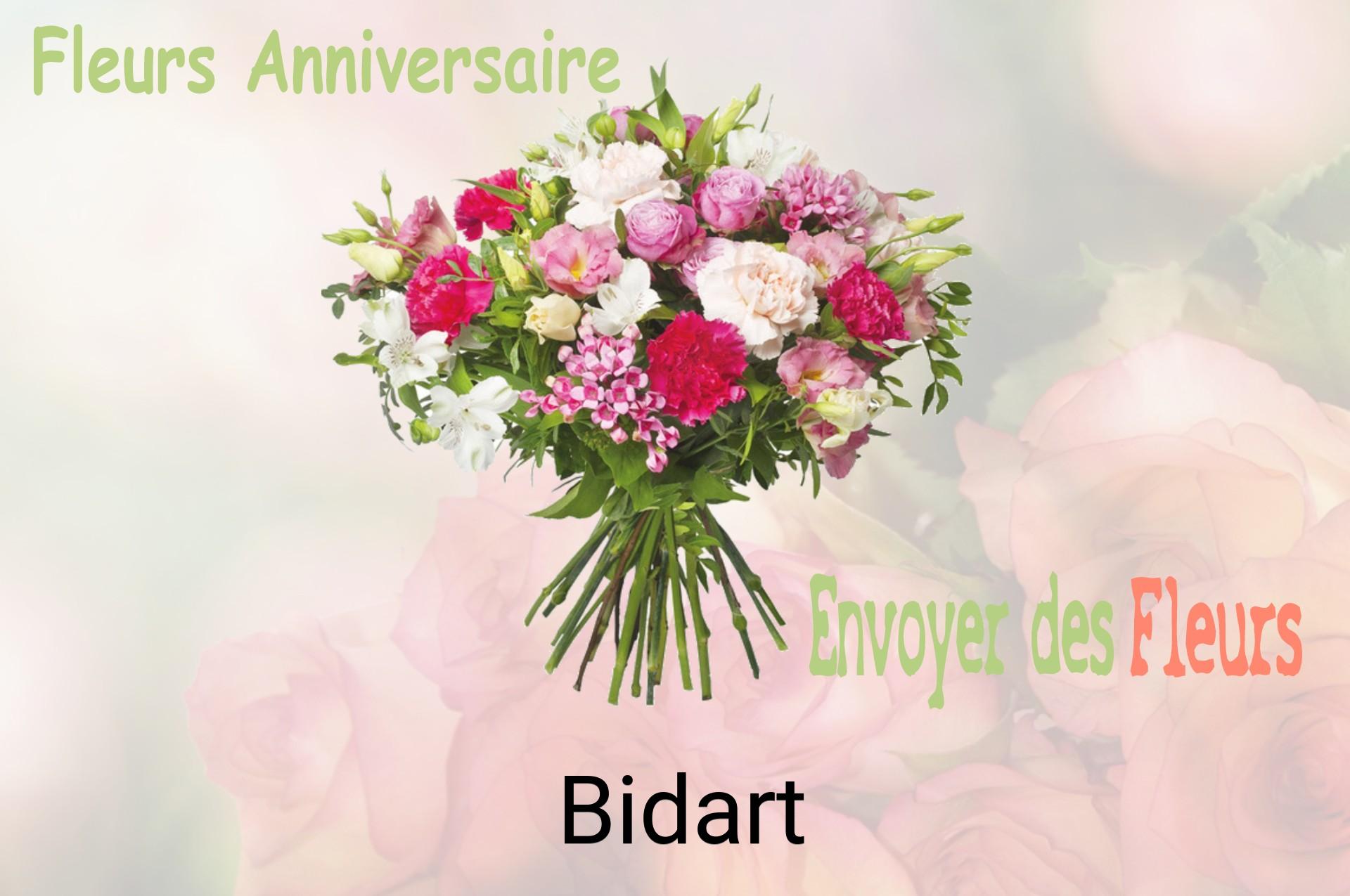 Bouquet de fleurs d’anniversaire livré à Bidart