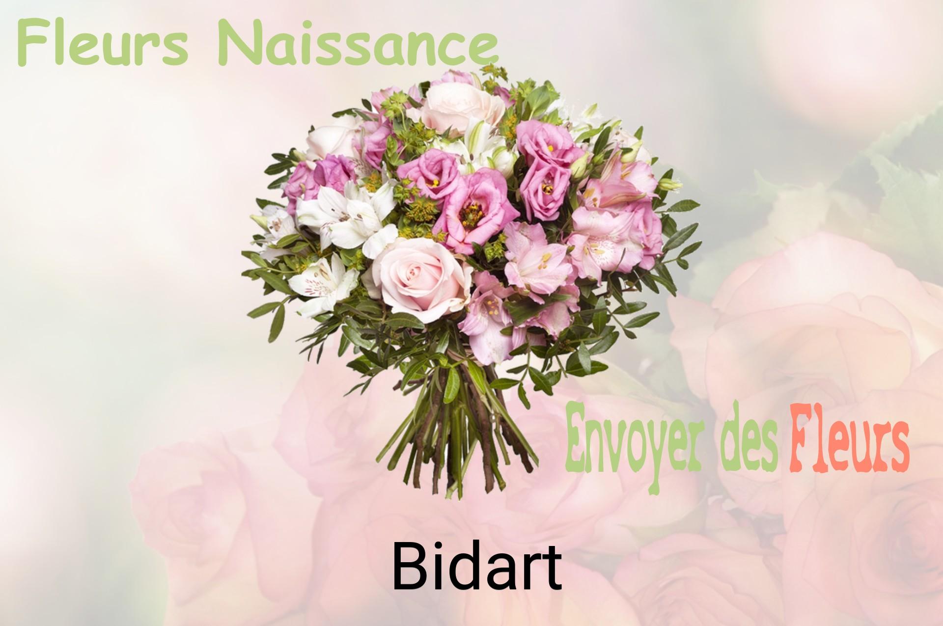 Bouquet de fleurs de naissance livré à Bidart